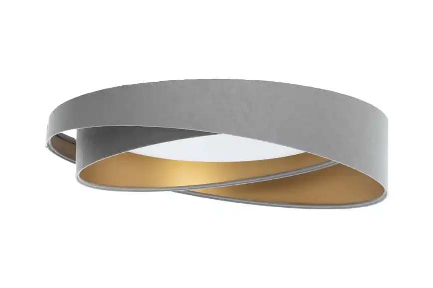 LED Stmívatelné stropní svítidlo SMART GALAXY MODERN LED/24W/230V 3000-6500K pr. 55 cm šedá/zlatá + dálkové ovládání Speciální Cena
