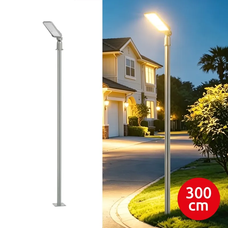 Výprodej Brilagi - LED Venkovní pouliční lampa se sloupem a kloubem 3 m URBANLIGHT LED/50W/230V šedá IP65