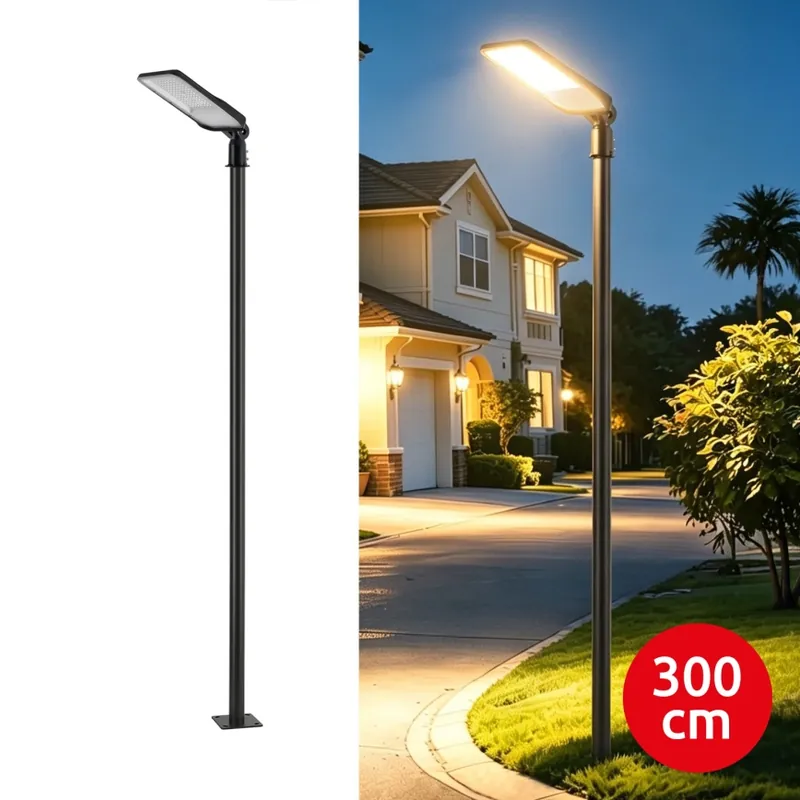 Brilagi - LED Venkovní pouliční lampa se sloupem a kloubem 3 m URBANLIGHT LED/100W/230V černá IP65 Oblíbený