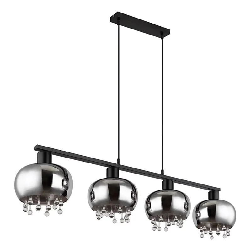 Globo - Lustr na lanku 4xE27/9W/230V černá Koupit Online