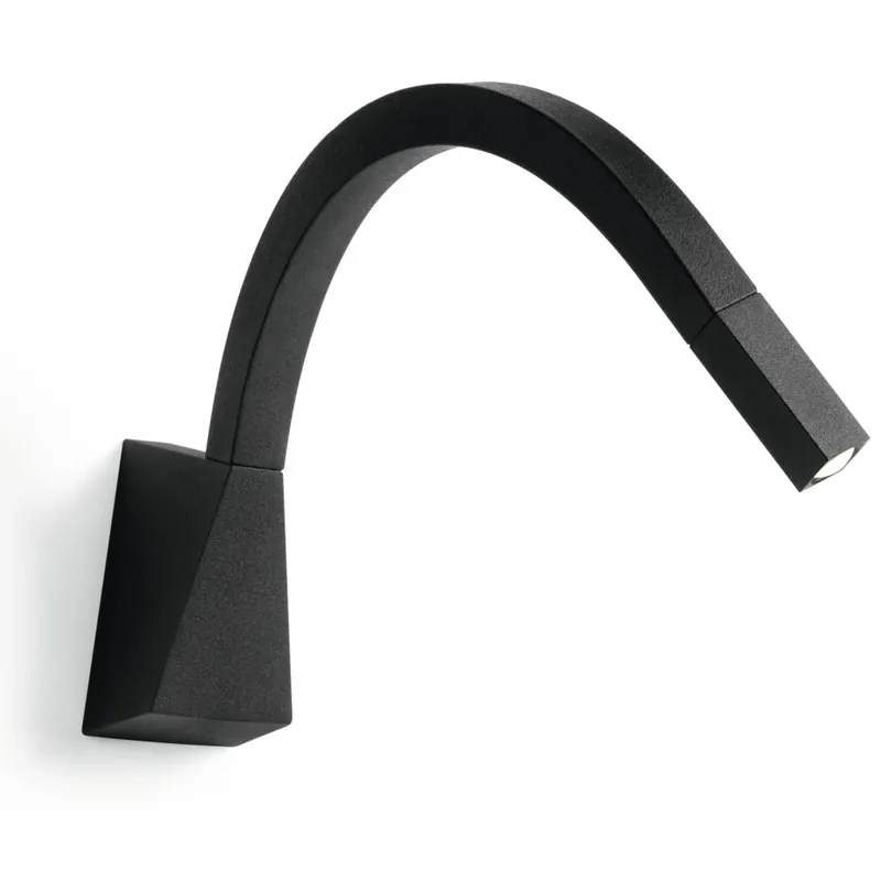 Linea Light Snake_W3, černá flexibilní LEDka k posteli bez vypínače, 2W LED 3000K, délka 47cm Pouze Dnes