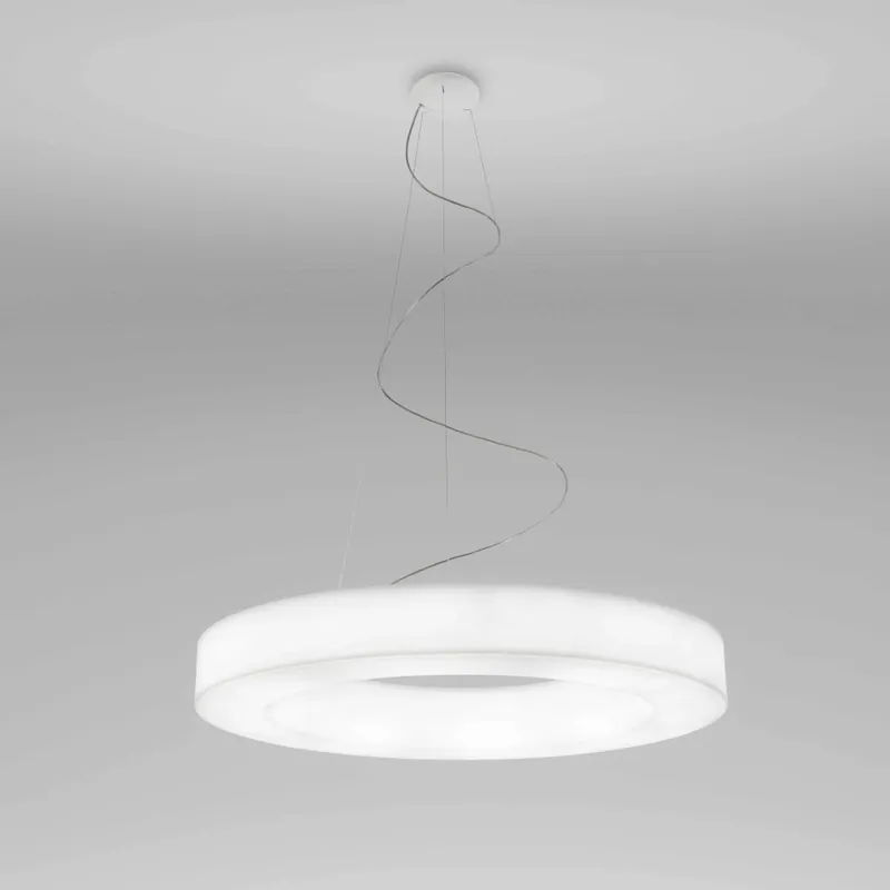 Stilnovo Saturn, kruhové svítidlo pro zavěšení, 98W LED 3000K stmívatelné DALI, prům. 115cm Super Cena