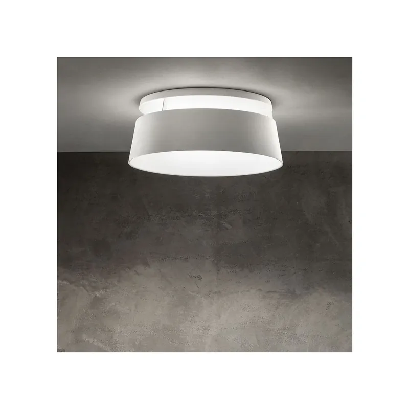 Stilnovo Oxygen_S, bílé stropní svítidlo, 50W LED 3000K stmívatelné DALI, prům. 75cm Bezpečná Platba