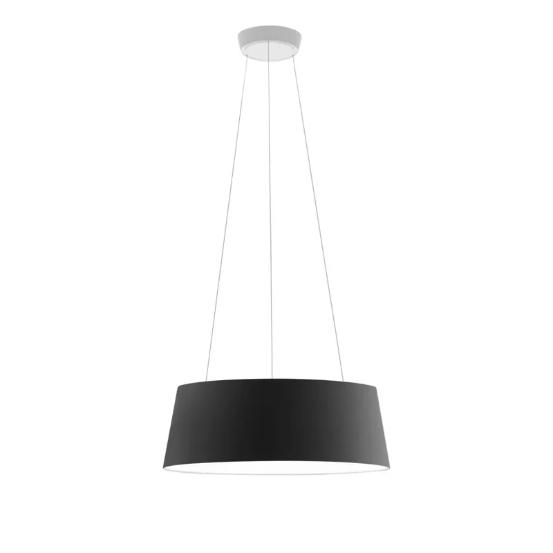 Stilnovo Oxygen_P, černé závěsné svítidlo, 36W LED 3000K stmívatelné DALI, prům. 56cm Nízká Cena