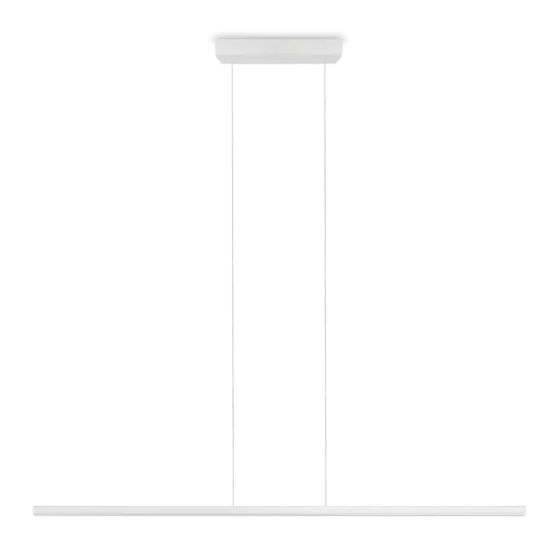 Vrácení Zdarma Linea Light Straight_P1, bílé subtilní svítidlo nad stůl, 11W LED 2700K, délka 102cm