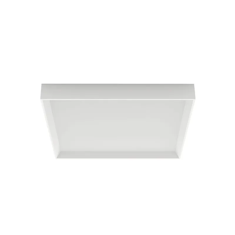 Aktuální Linea Light Tara_Q, bílé stropní svítidlo, 45W LED 3000K, 50x50cm