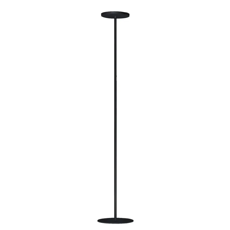 Linea Light Joshua, černá stojací lampa pro nepřímé osvětlení, 25W LED 3000K, výška 189cm Akční Nabídka