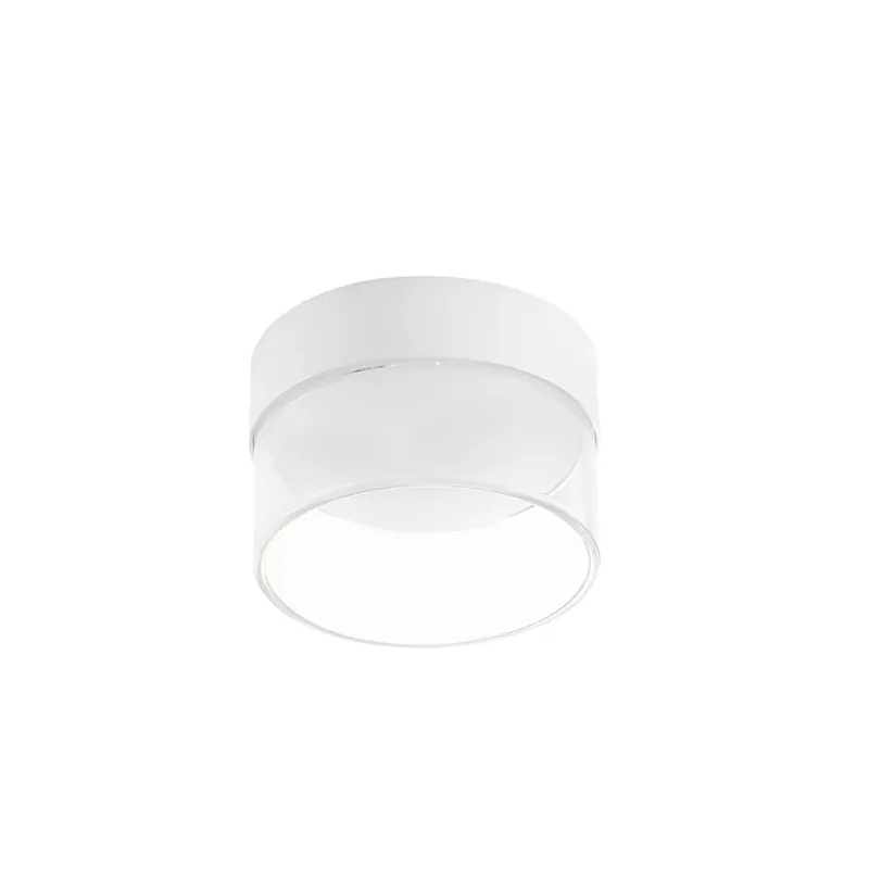 Linea Light Crumb, bílé moderní stropní svítidlo, 10W LED 3000K, prům. 10,4cm Výprodej