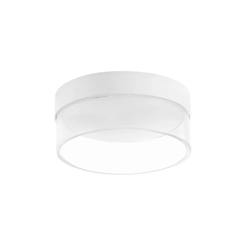 Akční Cena Linea Light Crumb, bílé moderní stropní svítidlo, 15W LED 3000K, prům. 15,4cm