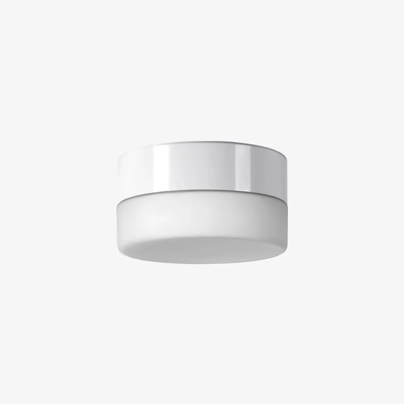 Lucis Nomia, stropní svítidlo v kombinaci bílého skla a bílého límce, 5,7W LED 3000K, prům.14cm Top Prodej