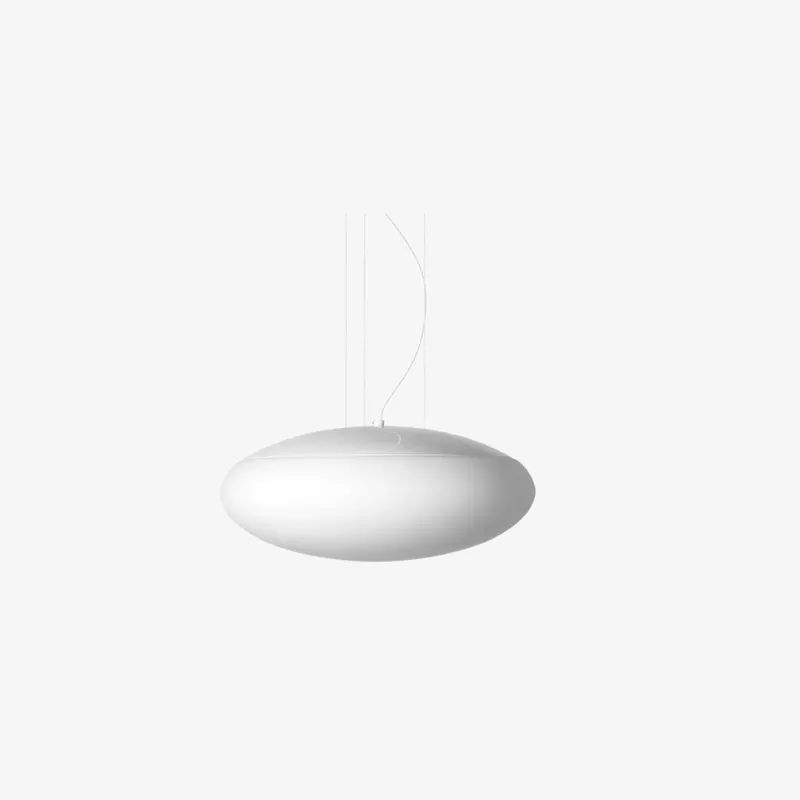 Sleva Lucis Daphne, svítidlo s jedním závěsem z triplexového skla, 2x60W E27, prům. 35cm