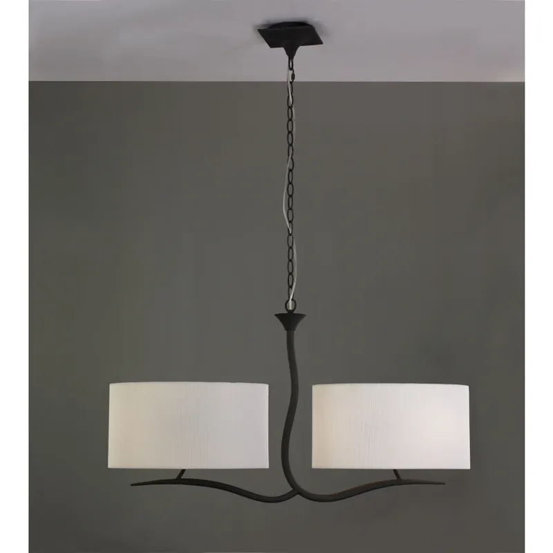 Mantra Eve 1150, závěsné svítidlo španělského výrobce, 3x20W E27, hnědá/stínítko ze smetanového textilu, délka 88cm Časově Omezené