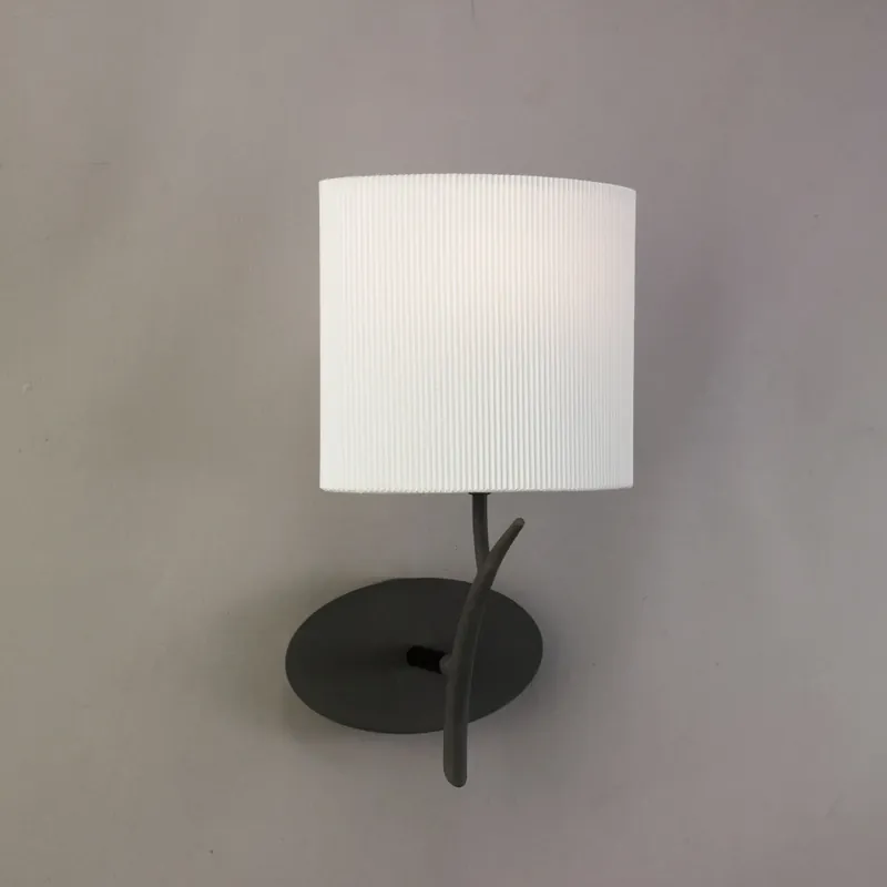 Mantra Eve 1154, nástěnné svítidlo španělského výrobce, 1x20W E27, hnědá/stínítko ze smetanového textilu, výška 34cm Časově Omezené