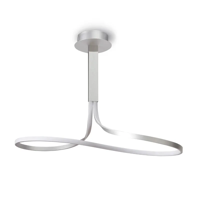 Objednat Nyní Mantra Nur, moderní svítidlo, 40W LED 3000K stmívatelné, stříbrná/chrom, délka 85cm, výška 65cm