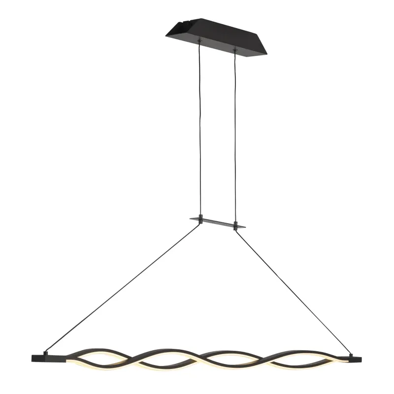 Mantra Sáhara Forja, závěsné LED svítidlo, 36W 2800K stmívatelné, hnědá, šířka 114cm Levný