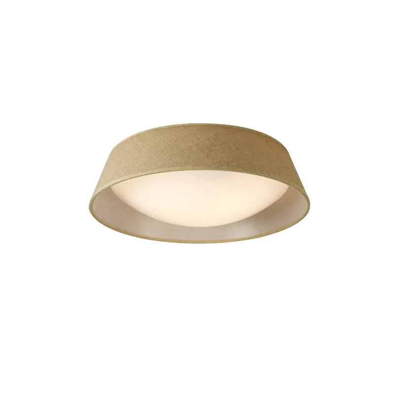 Poslední Šance Mantra Sabina, stropní svítidlo z pytloviny, 3x20W E27, prům.43cm