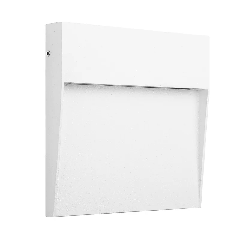 Mantra Baker, bílé svítidlo pro orientační osvětlení exteriéru, 3W LED 3000K, 10,5x10,5cm, IP54 Nová Kolekce