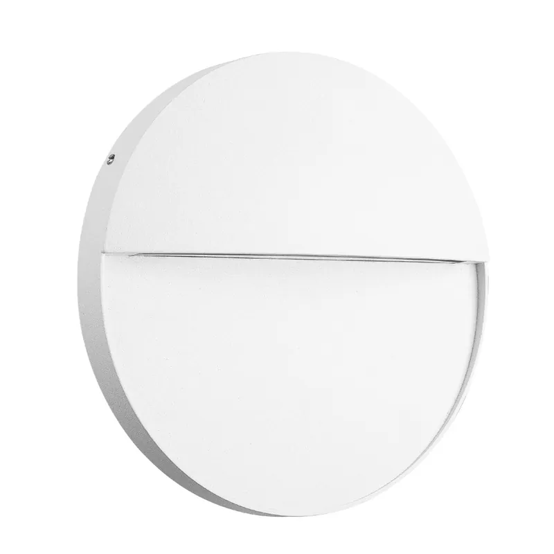 Mantra Baker, bílé svítidlo pro orientační osvětlení exteriéru, 6W LED 3000K, prům. 16cm, IP54 Autentický