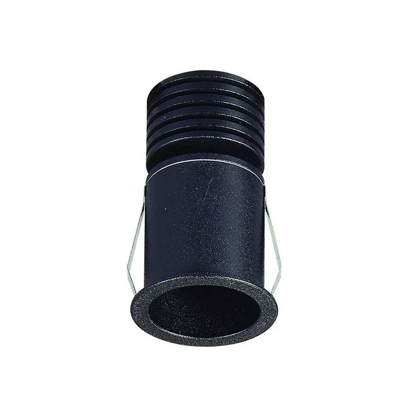 Nejlepší Cena Mantra Guincho, černá zápustná bodovka 3W LED 2700K, prům. 4,1cm, IP54