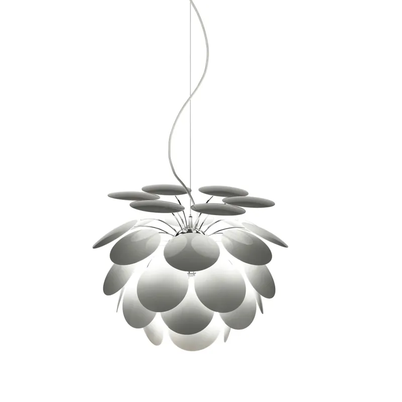Marset Discocó 53, španělské závěsné svítidlo, 1x14W LED E27, bílá, průměr 53cm Výhodná Nabídka