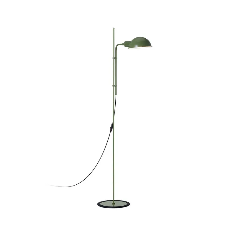 Marset Funiculí, stojací lampa nadčasového designu, 1xE27, tmavě zelená RAL 1104030, 135cm Sleva