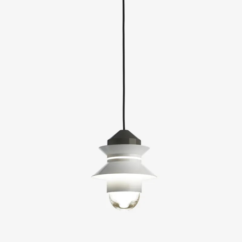 Marset Santorini, bílé závěsné svítidlo, 1x8W E27, výška 25,8m, IP67 Nejprodávanější