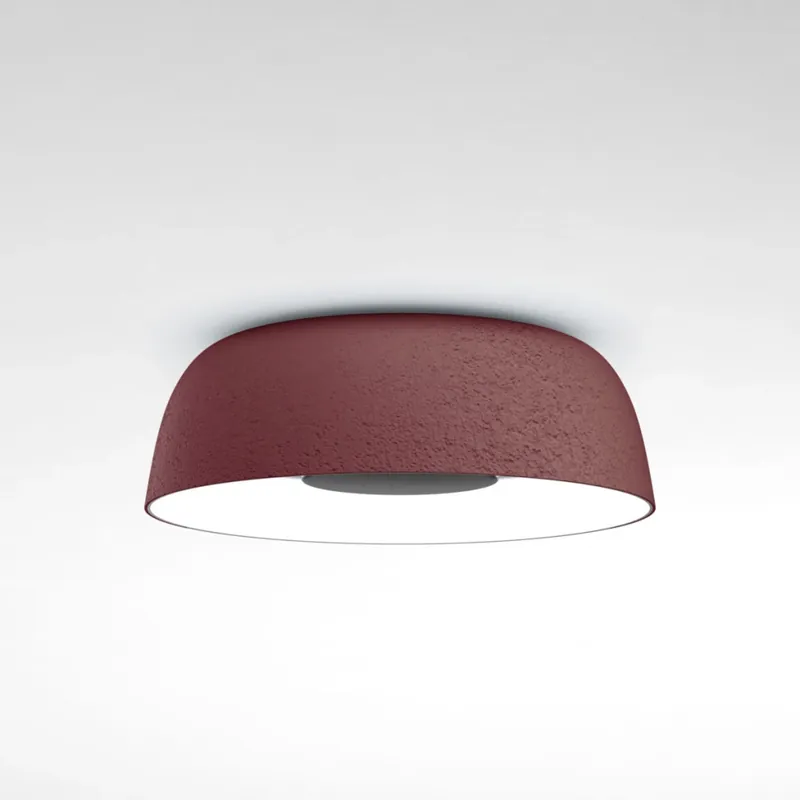 Dokud Zásoby Vydrží Marset Djembé C 65.23, červené stropní svítidlo, 28,5W LED 2700K stmívatené, prům. 63cm
