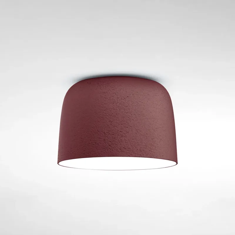 Marset Djembé C 65.45, červené stropní svítidlo, 28,5W LED 2700K stmívatené, prům. 65cm Časově Omezené