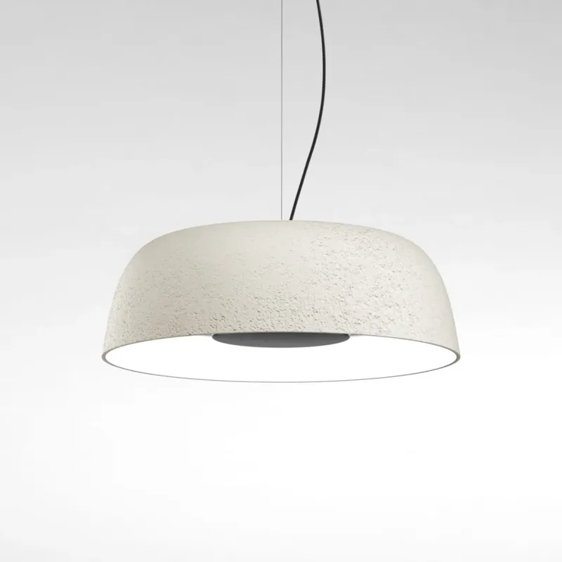Tovární Cena Marset Djembé 65.23, bílé závěsné svítidlo, 28,5W LED 2700K stmívatené, prům. 63cm