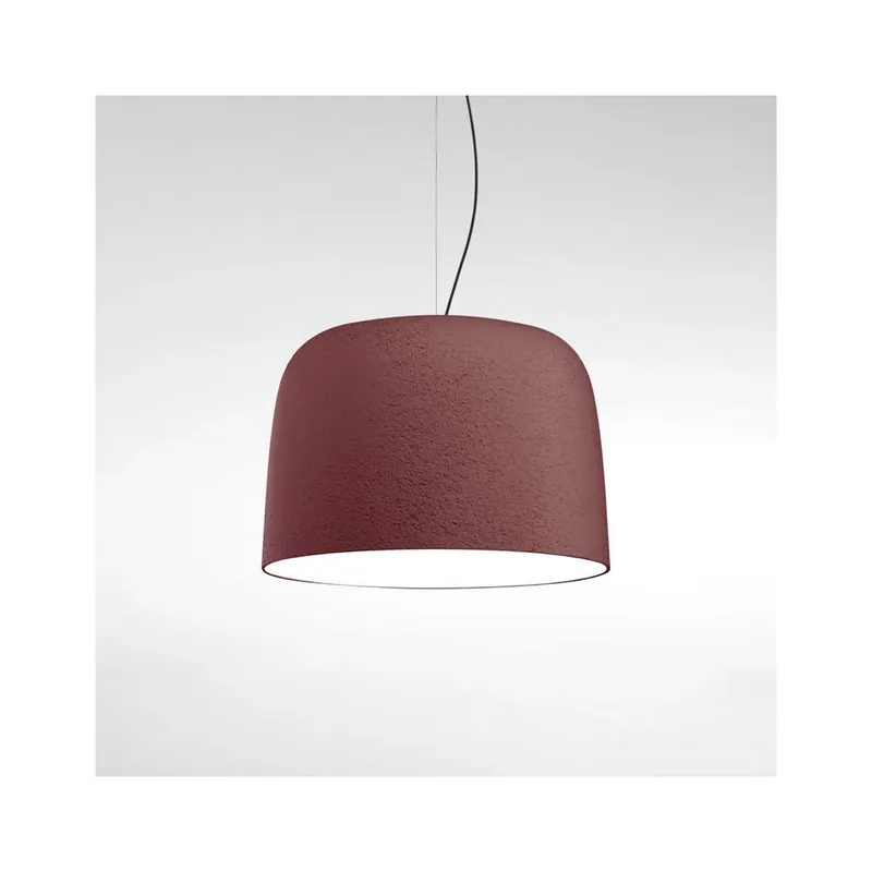 Marset Djembé 65.45, červené závěsné svítidlo, 28,5W LED 2700K stmívatené, prům. 65cm Nízká Cena