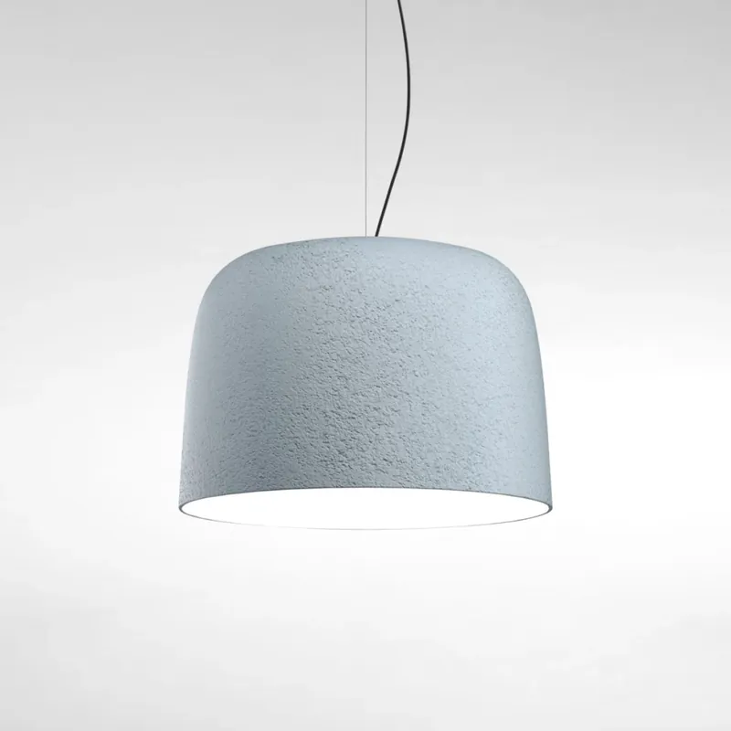 Poslední Šance Marset Djembé 65.45, modré závěsné svítidlo, 28,5W LED 2700K stmívatené, prům. 65cm