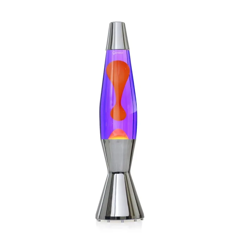Mathmos Astrobaby, originální lávová lampa, 1x28W, fialová s oranžovou lávou, 43cm Nízká Cena