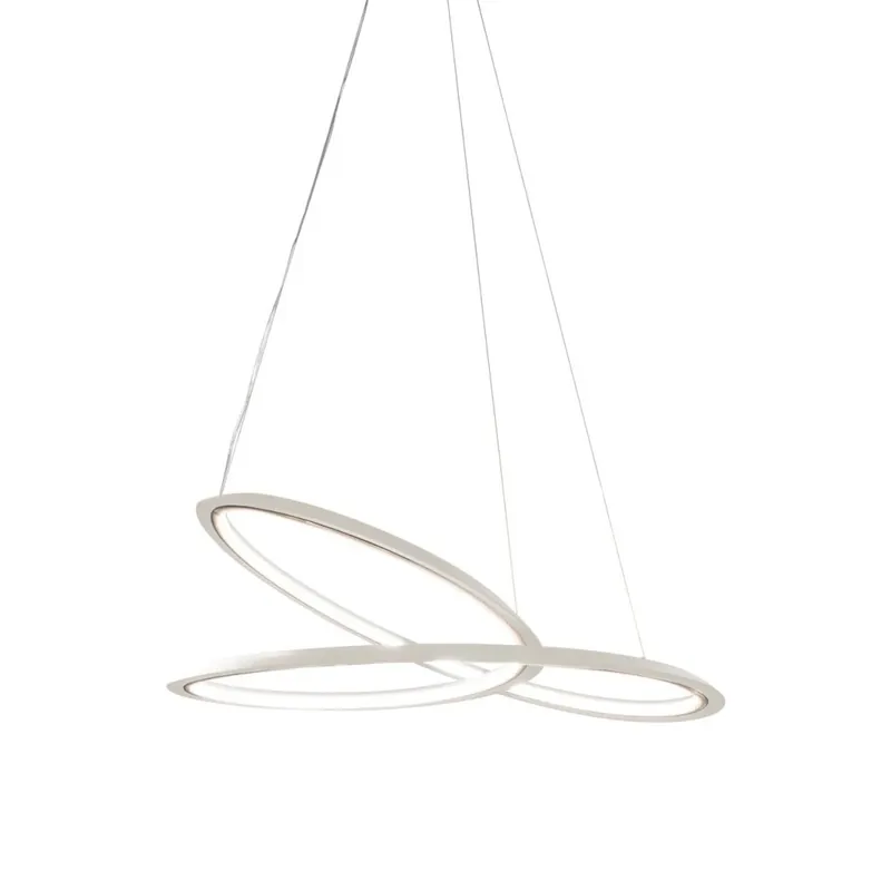 Originální Nemo Kepler Minor Downlight, moderní svítidlo pro přímé osvětlení, 77W LED 3000K stmívatelné, bílá, prům. 84cm