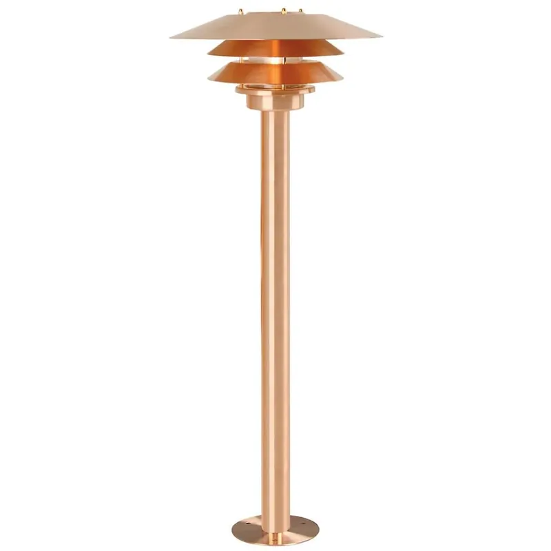 Nordlux Venø, venkovní sloupková lampa, 1xE27 max 60W, kov, měděná, IP54, výška 93cm Dokud Zásoby Vydrží