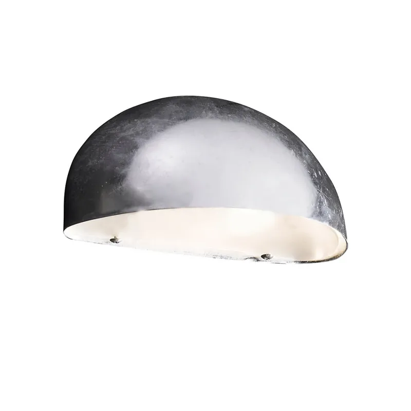 Nordlux Scorpius, polokruhové svítidlo v pokovené úpravě pro venkovní použití, 1xE14 max 40W, šírka 20cm, IP23 Nejlepší Volba