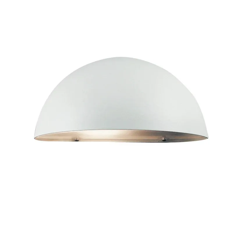 Super Cena Nordlux Scorpius Maxi, polokruhové svítidlo v bílé úpravě pro venkovní použití, 1xE27 max 60W, šírka 27cm, IP23