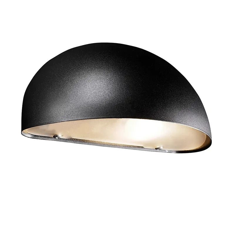 Nordlux Scorpius Maxi, polokruhové svítidlo v černé úpravě pro venkovní použití, 1xE27 max 60W, šírka 27cm, IP23 Tovární Cena
