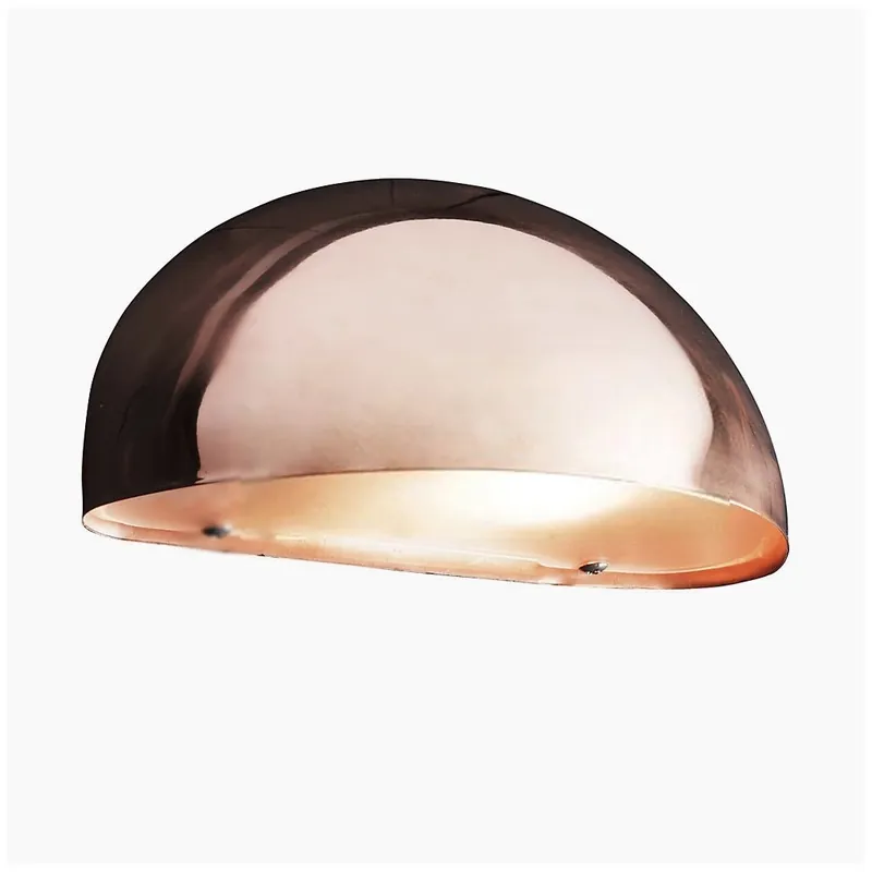 Nordlux Scorpius Maxi, polokruhové svítidlo z mědi pro venkovní použití, 1xE27 max 60W, šírka 27cm, IP23 Nová Kolekce