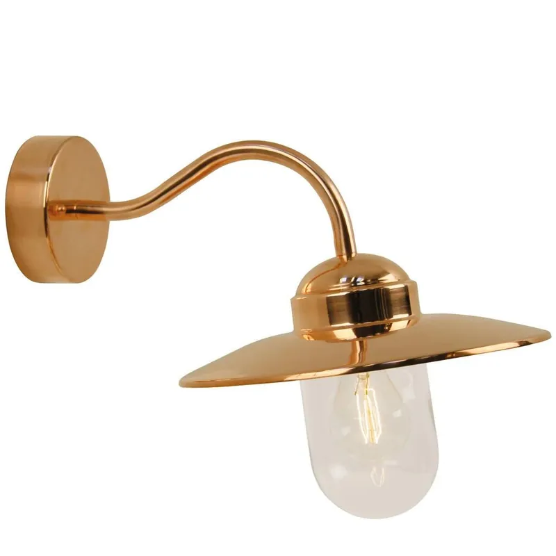 Nordlux Luxembourg, venkovní nástěnné svítidlo, 1xE27 max 60W, kov, měděná, IP54, šířka 39cm Ihned K Objednání