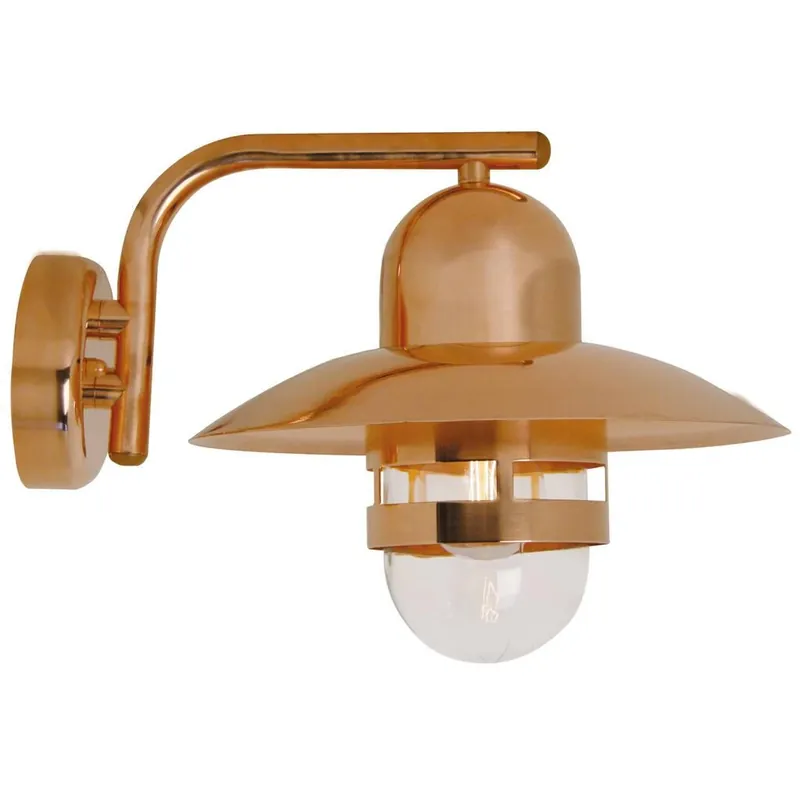 Nordlux Nibe, venkovní nástěnné svítidlo, 1xE27 max 60W, kov, měděná, IP54, výška 24cm Omezená Nabídka