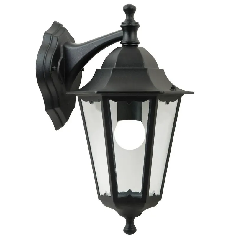 Nejlepší Volba Nordlux Cardiff, venkovní nástěnné svítidlo, 1xE27 max 60W, hliník, černá, IP44, průměr 27cm