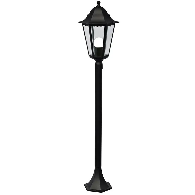 Novinka Nordlux Cardiff, venkovní sloupková lampa, 1xE27 max 60W, hliník, černá, IP44, výška 100cm