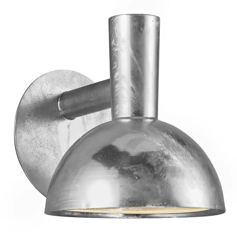 Vysoce Kvalitní Nordlux Arki, venkovní nástěnné svítidlo, 1xE27 max 20W, kov, pokovená, IP54, průměr 20cm