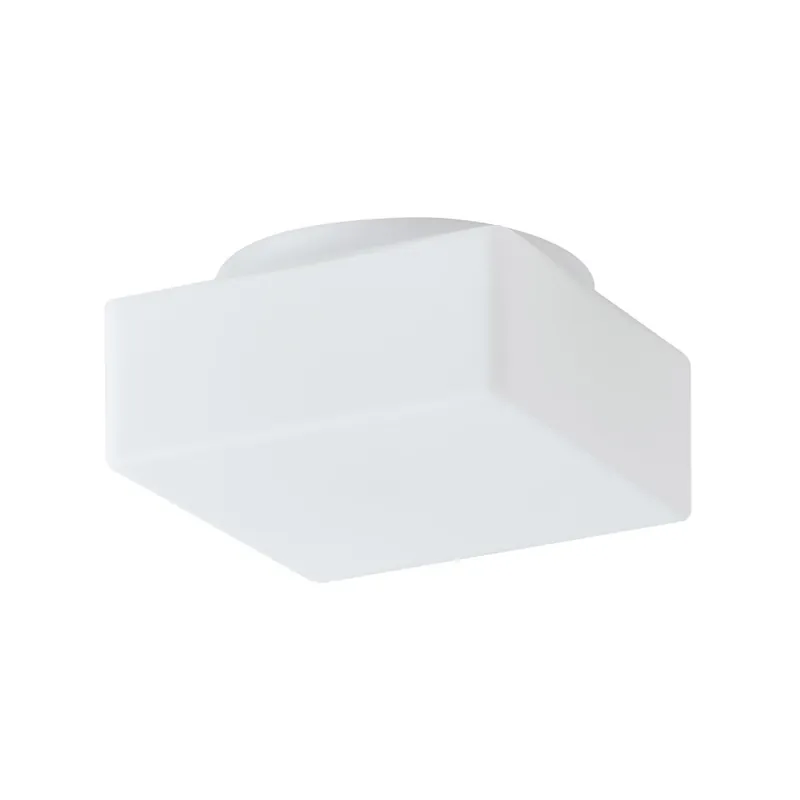 Must-Have Osmont Lina 1, stropní/nástěnné svítidlo, 1x60W E27, opálové sklo, 20x20cm