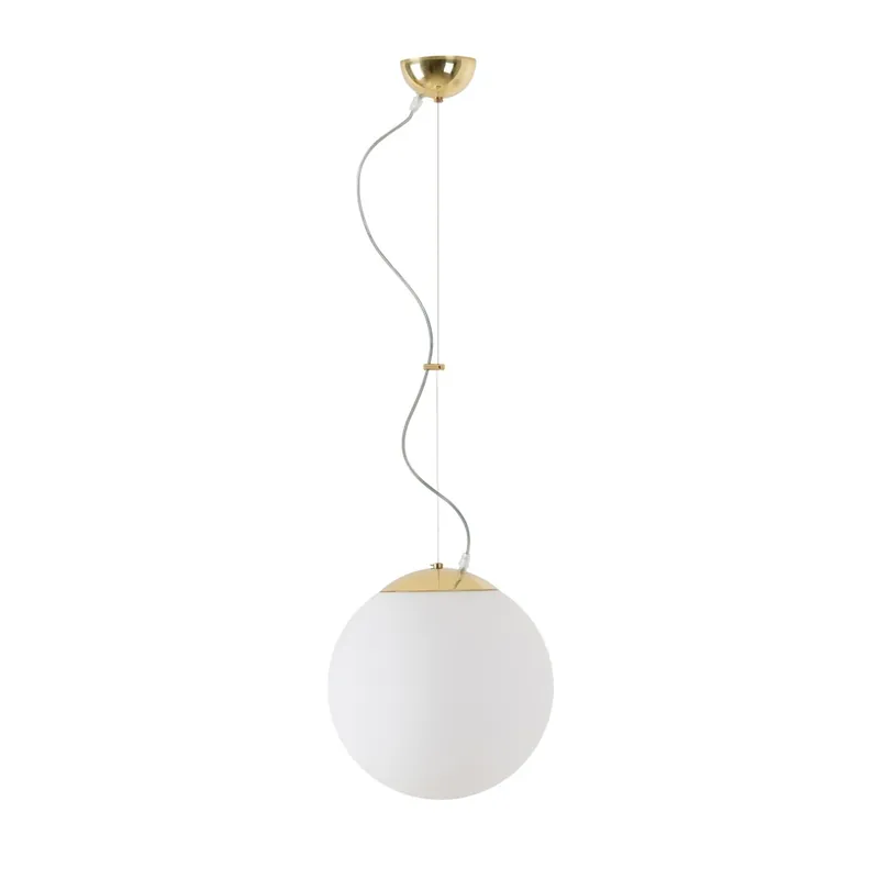 Nejlepší Cena Osmont Adria L2-MS, závěsné svítidlo, 1x100W, opálové sklo, mosazná montura, prům.30cm