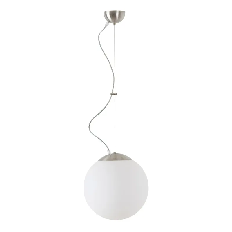 Akční Cena Osmont Adria L2-NB, závěsné svítidlo, 1x100W, opálové sklo, montura v broušené nerezi, prům.30cm