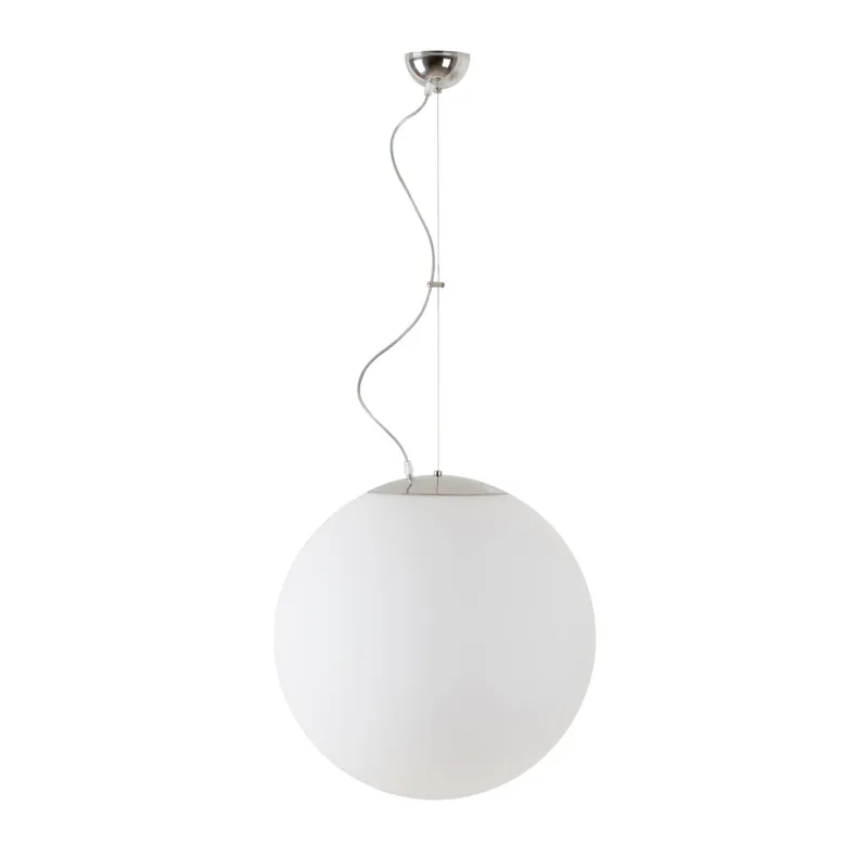 Osmont Adria L4-NL, závěsné svítidlo, 1x150W, opálové sklo, montura v leštěné nerezi, prům.50cm Sleva