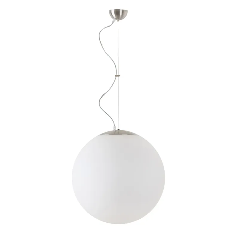 Osmont Adria L4-NB, závěsné svítidlo, 1x150W, opálové sklo, montura v broušené nerezi, prům.50cm Cenová Bomba