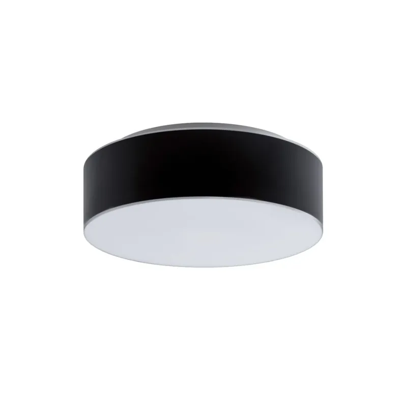 Osmont Eris C2, stropní svítidlo z triplexového skla s černým okrajem, 2x75W E27, prům. 34cm Cenový Hit