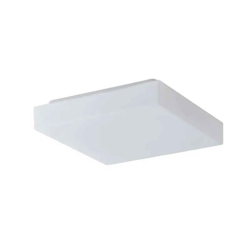 Osmont Libra 1, stropní čtvercové svítidlo ze skla, 2x40W E27, 32x32cm, IP44 Cenová Bomba